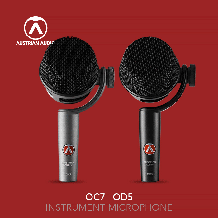 Austrian Audioから回転機構を搭載した革新的インストゥルメント用マイクロフォン2機種が登場！